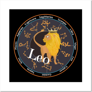 New Leo Zodiac sign Posters and Art